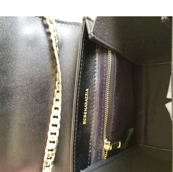 BCBGMAXAZRIA Evianna Black Lizard Bag - Picture 8 of 8